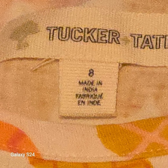 NWT Tucker + Tate Kids Girls Dress Size 8 Floral Ruffle Sleeve Colorful - Picture 3 of 4